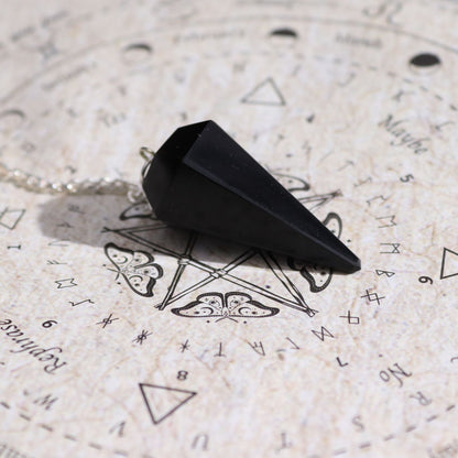 12 Spell Incense: Success - Black Obsidian Pendulum