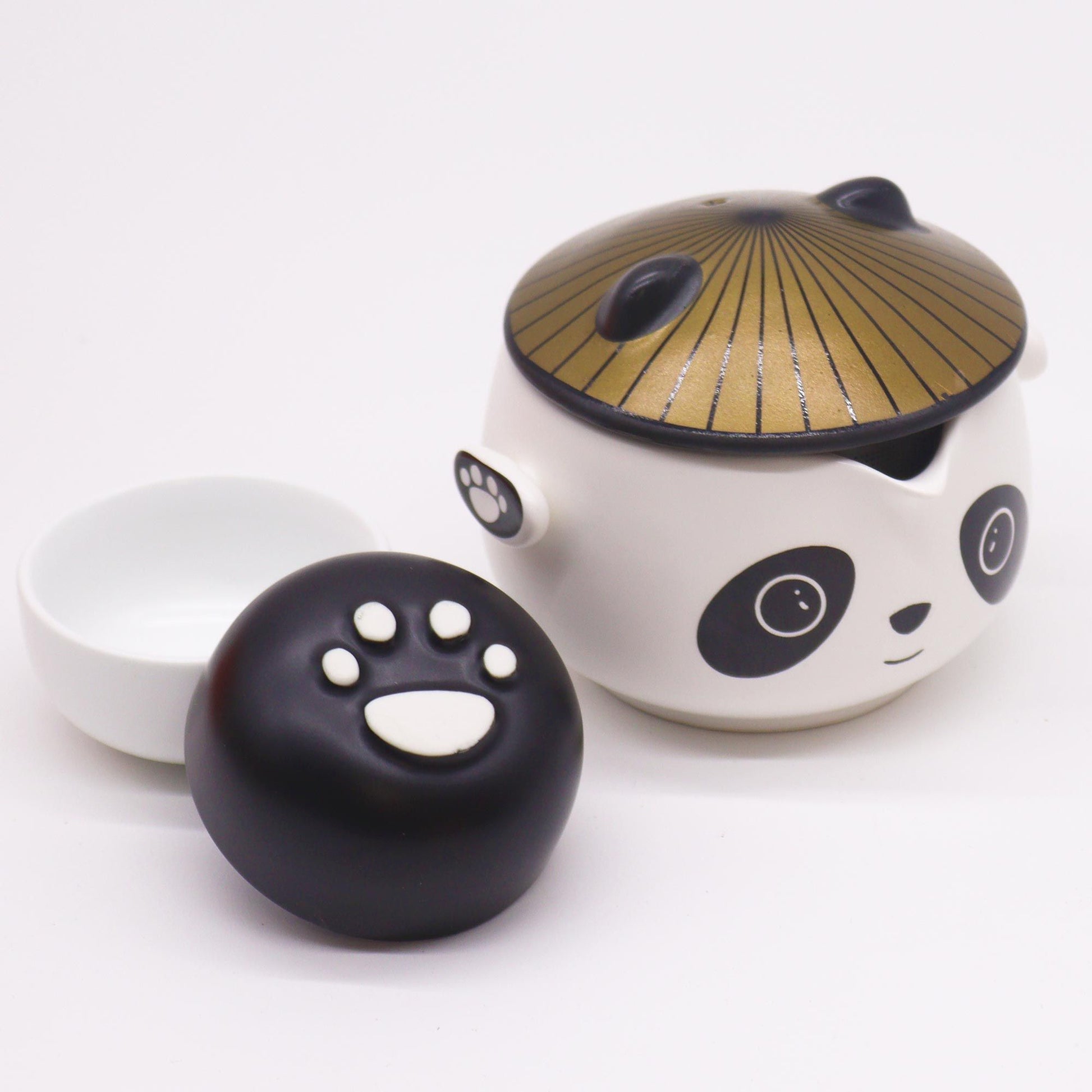 Kung Fu Panda Teapot Set: Travel-Friendly Tea - 2 Cups