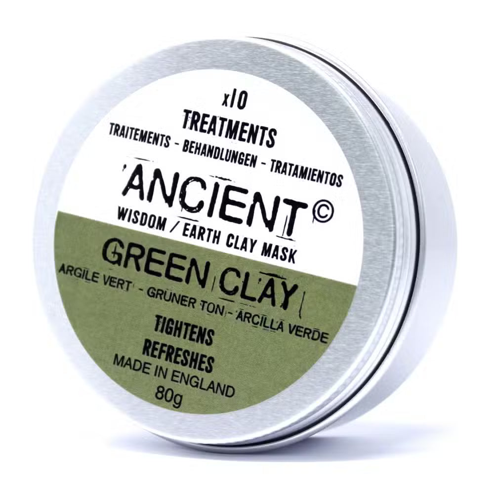 Green Clay Face Mask: Purifying & Rebalancing - 80g