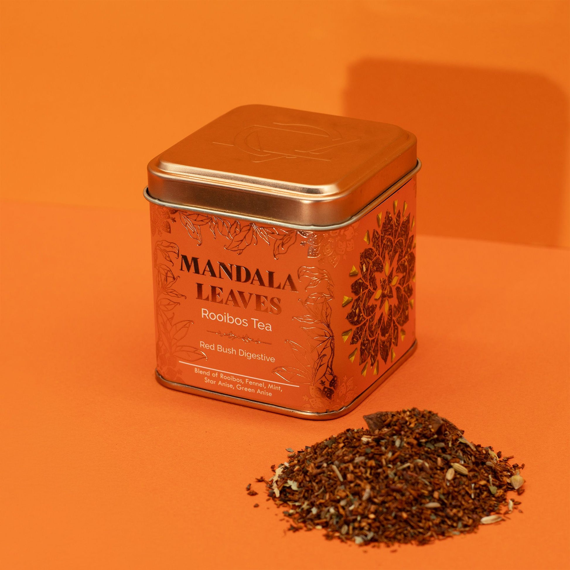 Mandala Leaves: Red Bush Digestive - 50g