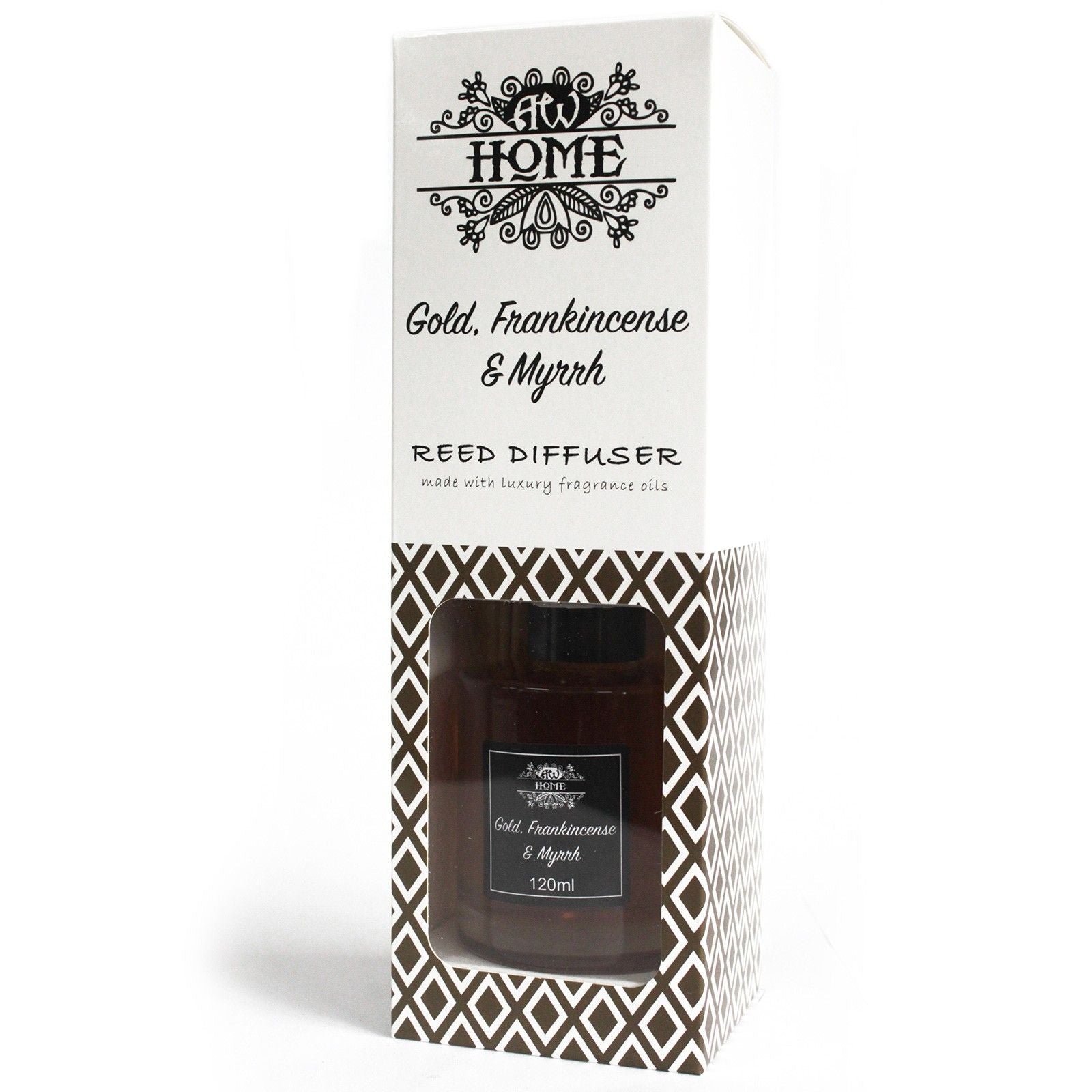 Fragrance Reed Diffuser: Gold, Frankincense & Myrrh - 120ml