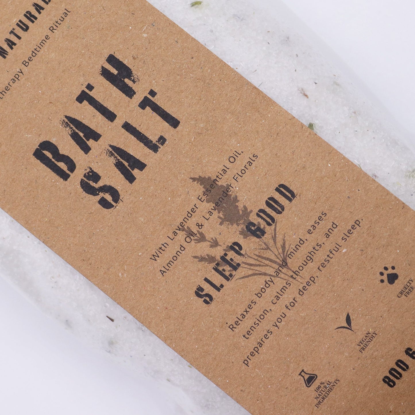 Lavender Epsom Bath Salts: Good Sleep – 800g