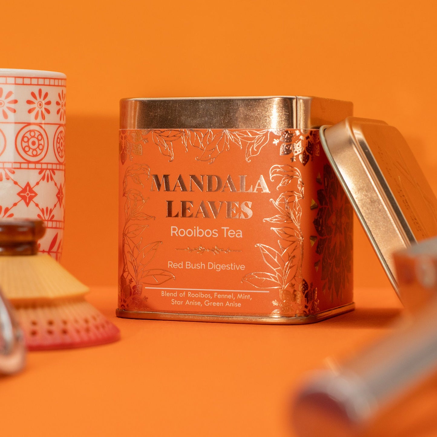 Mandala Leaves: Red Bush Digestive - 50g