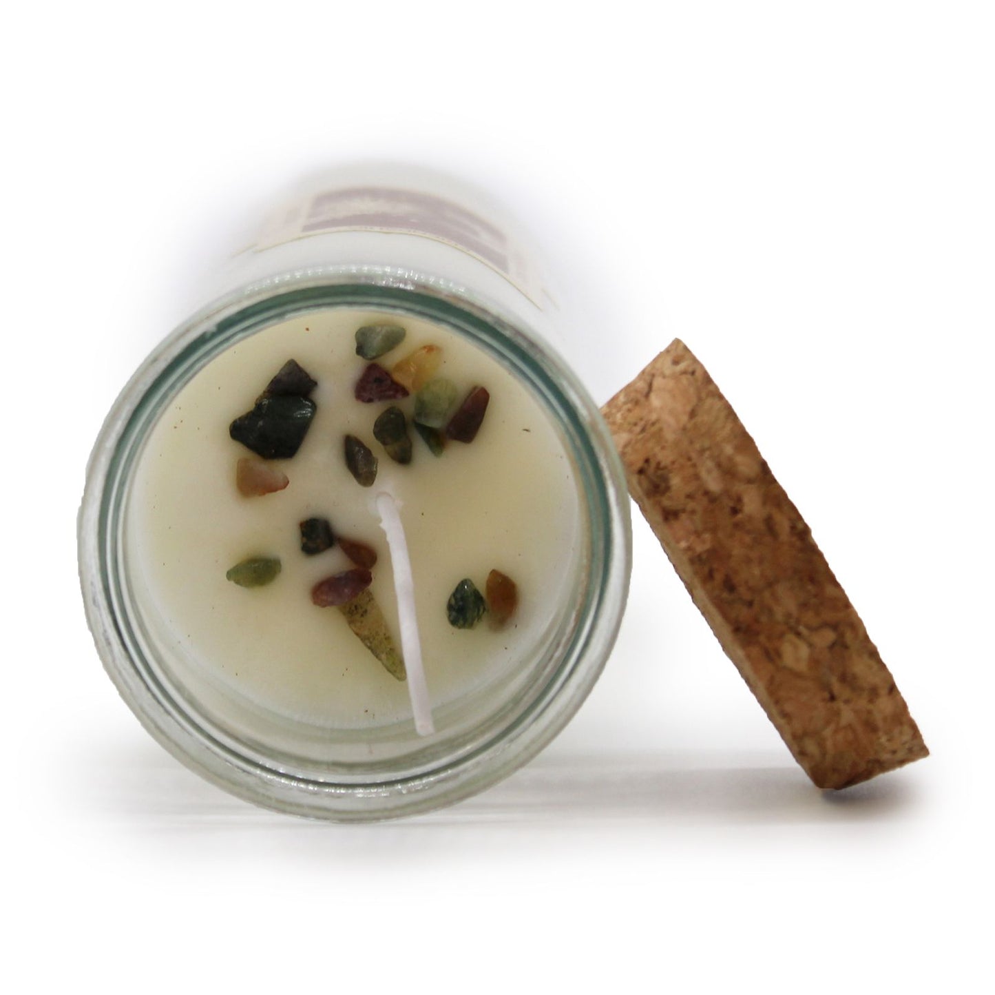 Magic Spell Candle: Friendship - Moss Agate