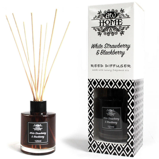 Fragrance Reed Diffuser: White Strawberry & Blackberry - 120ml