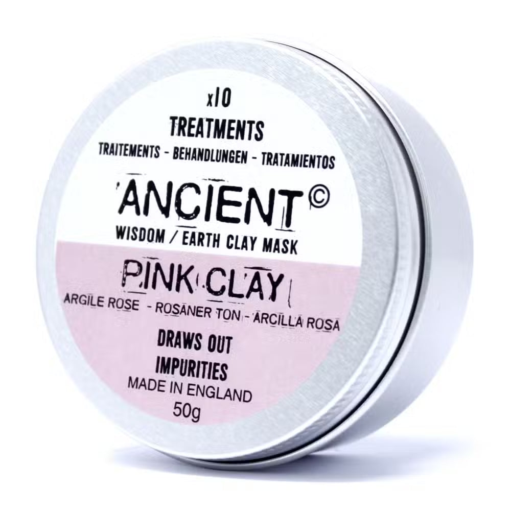 Pink Clay Face Mask For Sensitive Skin - 50g - Bath & Soak