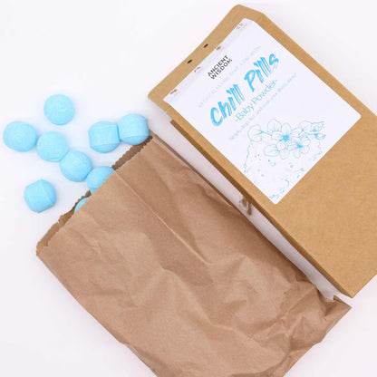 Pack of 30 Mini Bath Bombs - Baby Powder - Bath & Soak