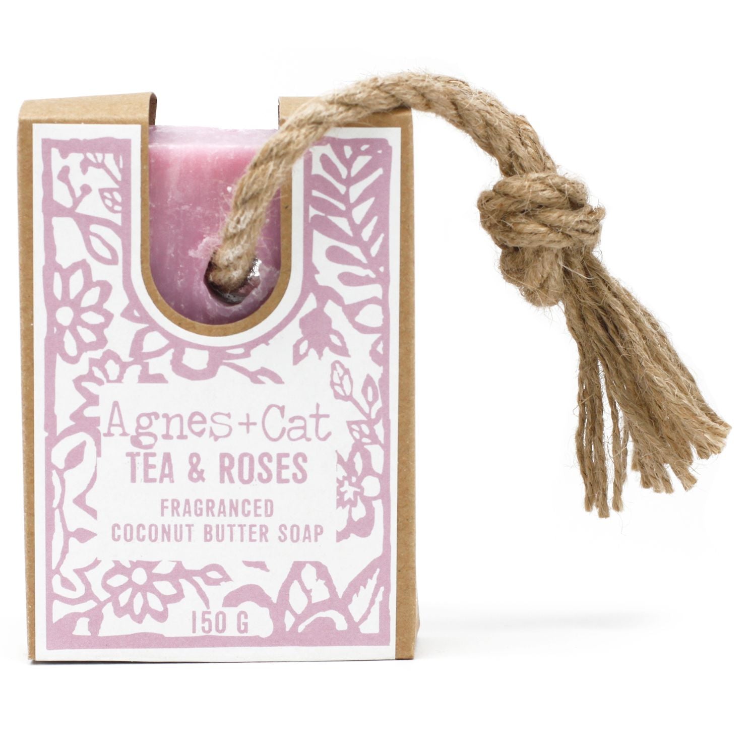 Soap On A Rope: Tea & Roses - 150g