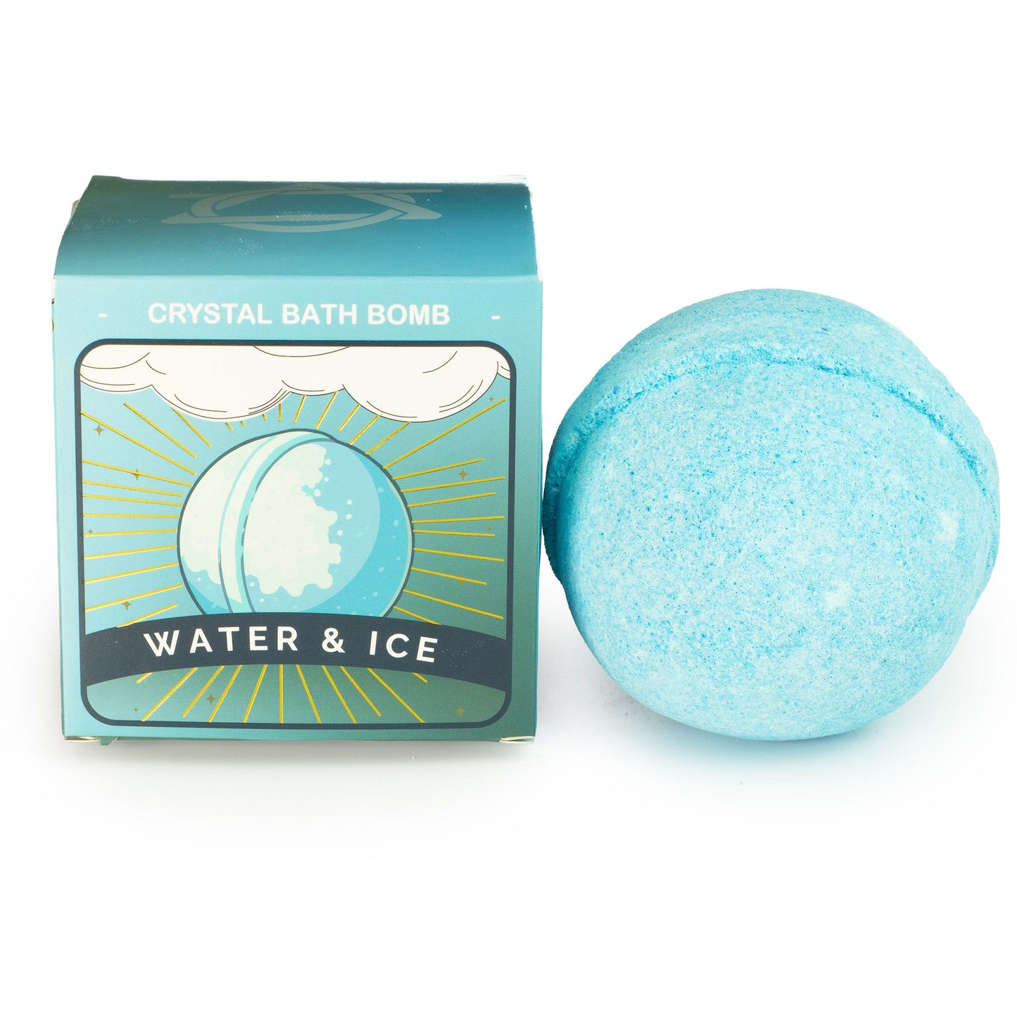 Elemental Crystal Bath Bomb: Water & Ice - 180g