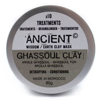 Ghassoul Clay Face Mask: Purify & Balance Skin - 80g