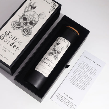 Ancient Witch Ritual Candles: Gothic Garden