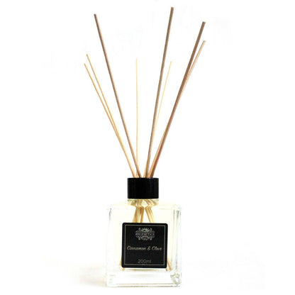 Essential Oil Reed Diffuser: Cinnamon & Clove - 200ml
