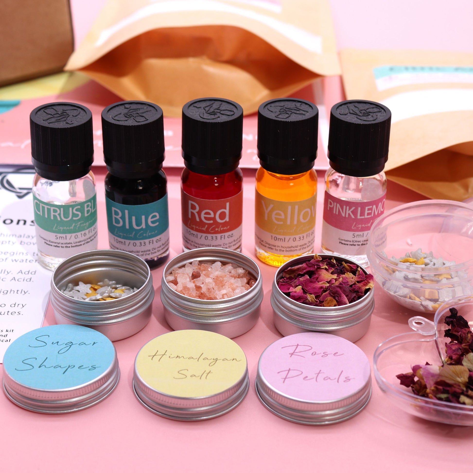 DIY Bath Bomb Kit - Rose & Bubblegum