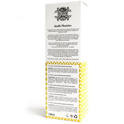 Fragrance Reed Diffuser: Vanilla Plantation - 120ml