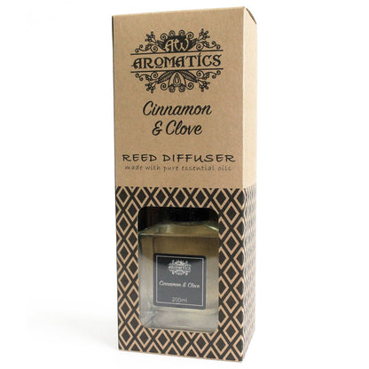 Essential Oil Reed Diffuser: Cinnamon & Clove - 200ml