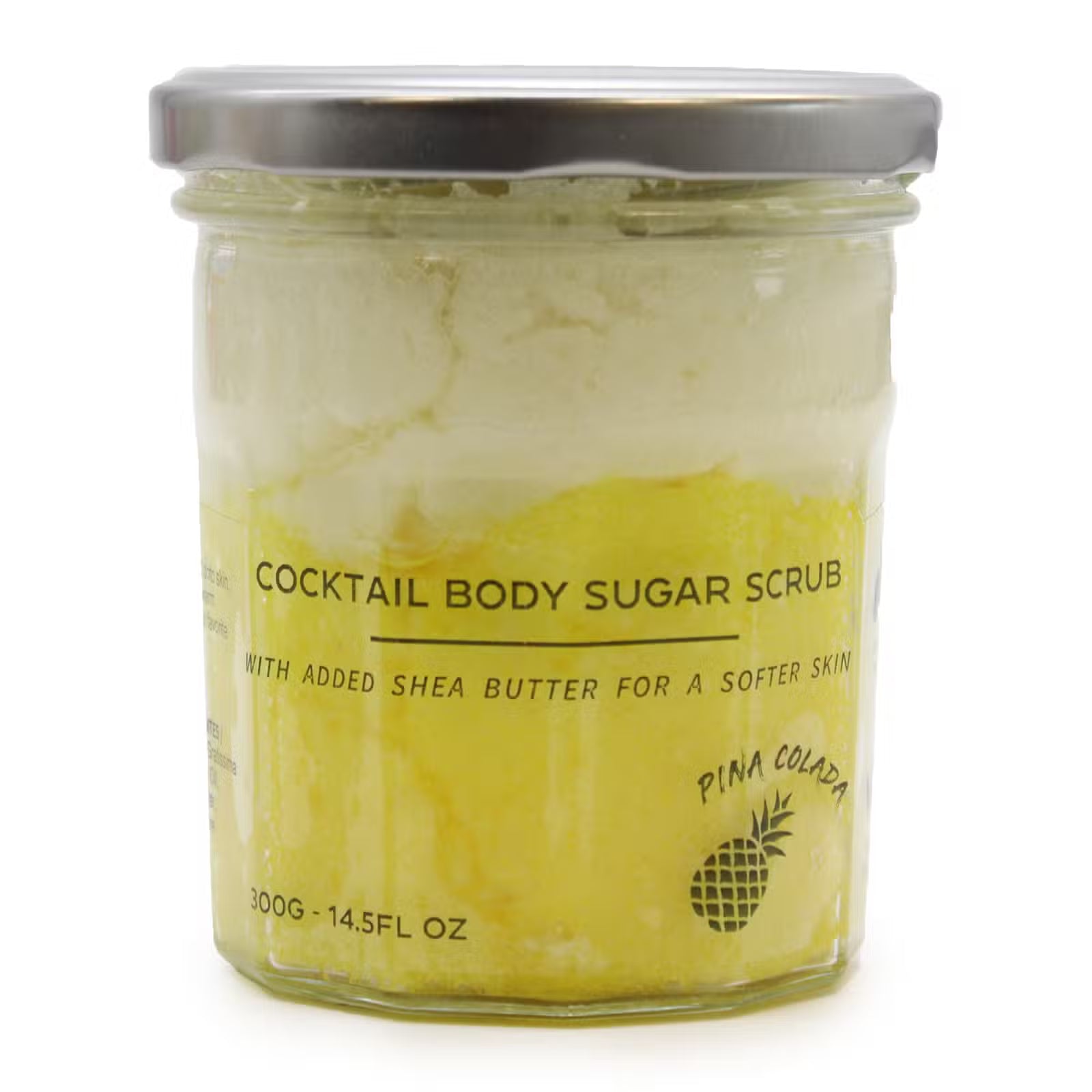 Piña Colada Exfoliating Sugar Body Scrub: Skin Softening Treat - 300g