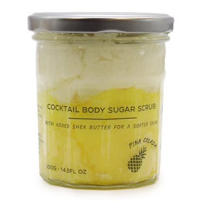 Piña Colada Exfoliating Sugar Body Scrub: Skin Softening Treat - 300g - Bath & Soak