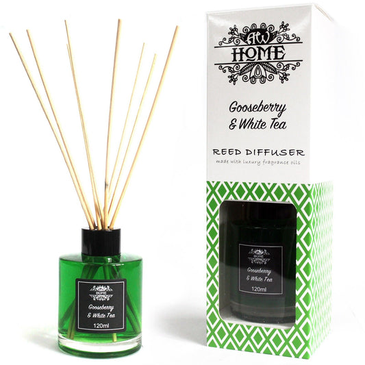 Fragrance Reed Diffuser: Gooseberry & White Tea - 120ml