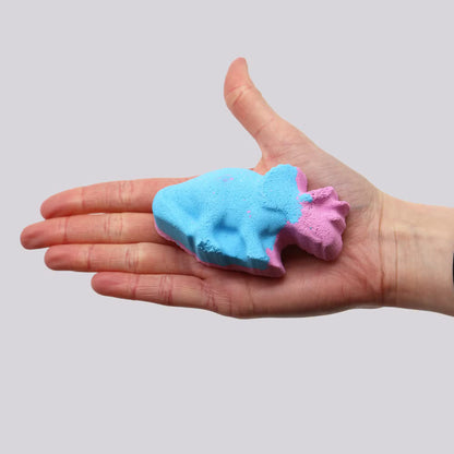 🦖 Blueberry Scented Dinosaur Bath Bomb For Kids - 80g - Bath & Soak