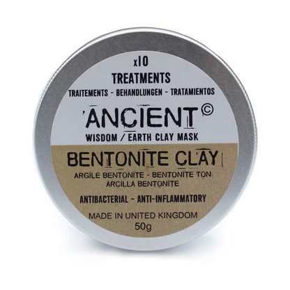 Bentonite Clay Face Mask: Deep Pore Cleansing - 50g