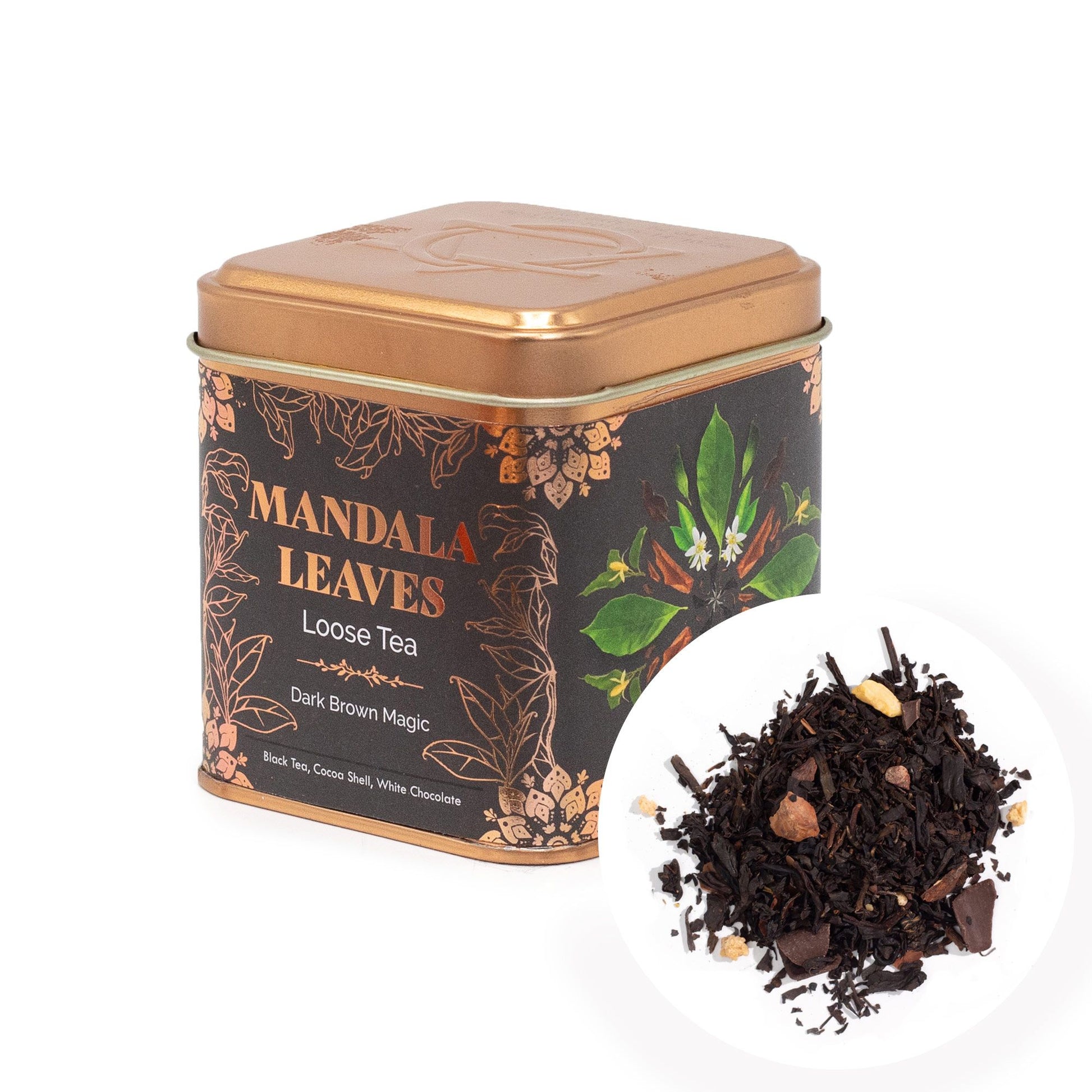Mandala Leaves: Dark Brown Magic - 50g
