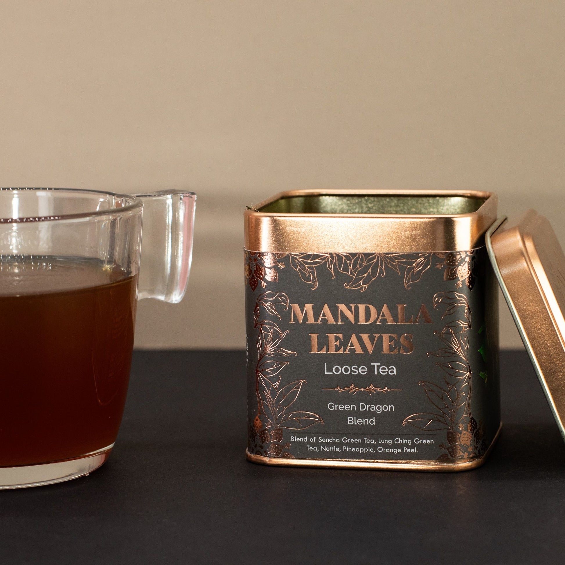 Mandala Leaves: Green Dragon Tea Blend - 50g