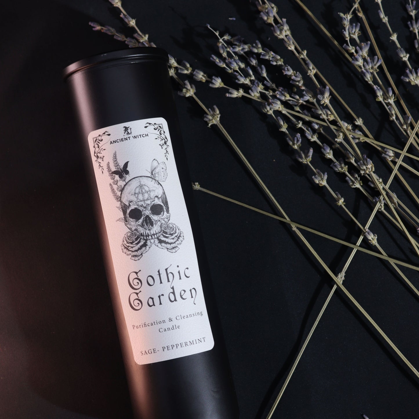 Ancient Witch Ritual Candles: Gothic Garden