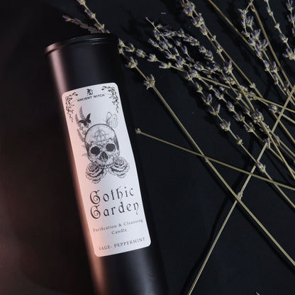 Ancient Witch Ritual Candles: Gothic Garden