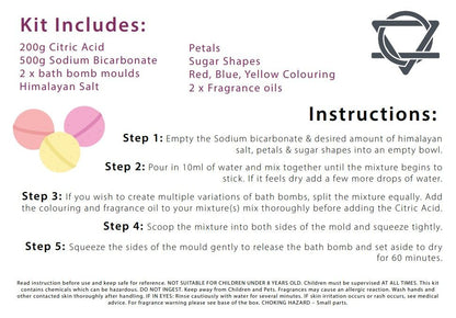 DIY Bath Bomb Kit - Masculine & Feminine Scents