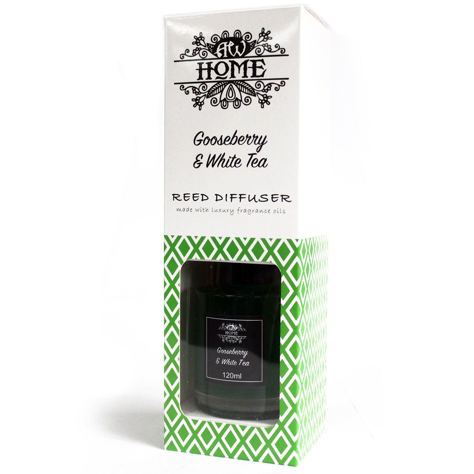 Fragrance Reed Diffuser: Gooseberry & White Tea - 120ml