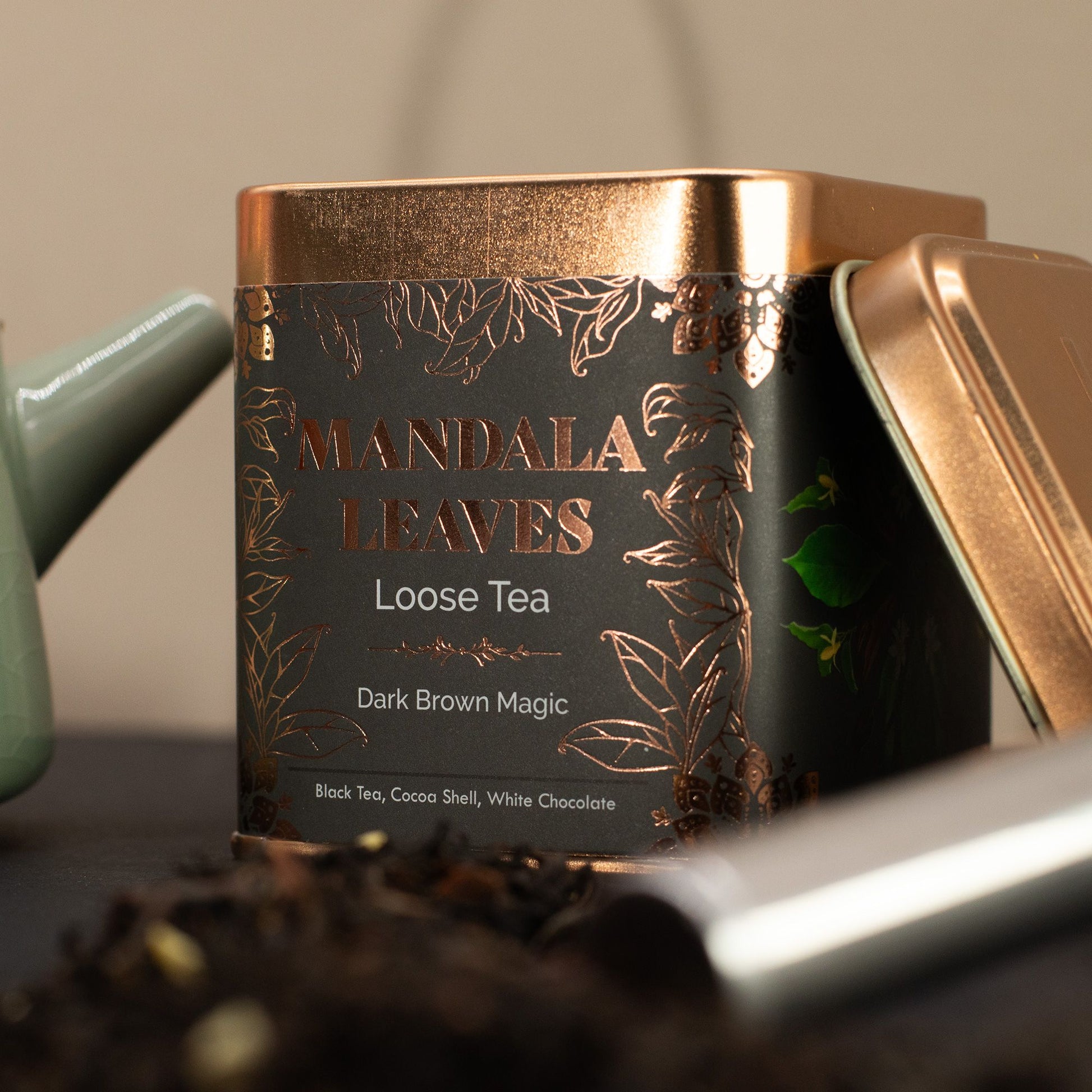 Mandala Leaves: Dark Brown Magic - 50g