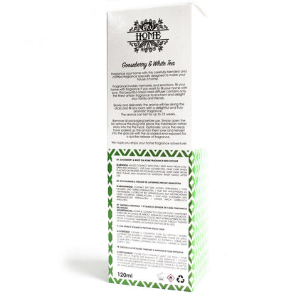 Fragrance Reed Diffuser: Gooseberry & White Tea - 120ml