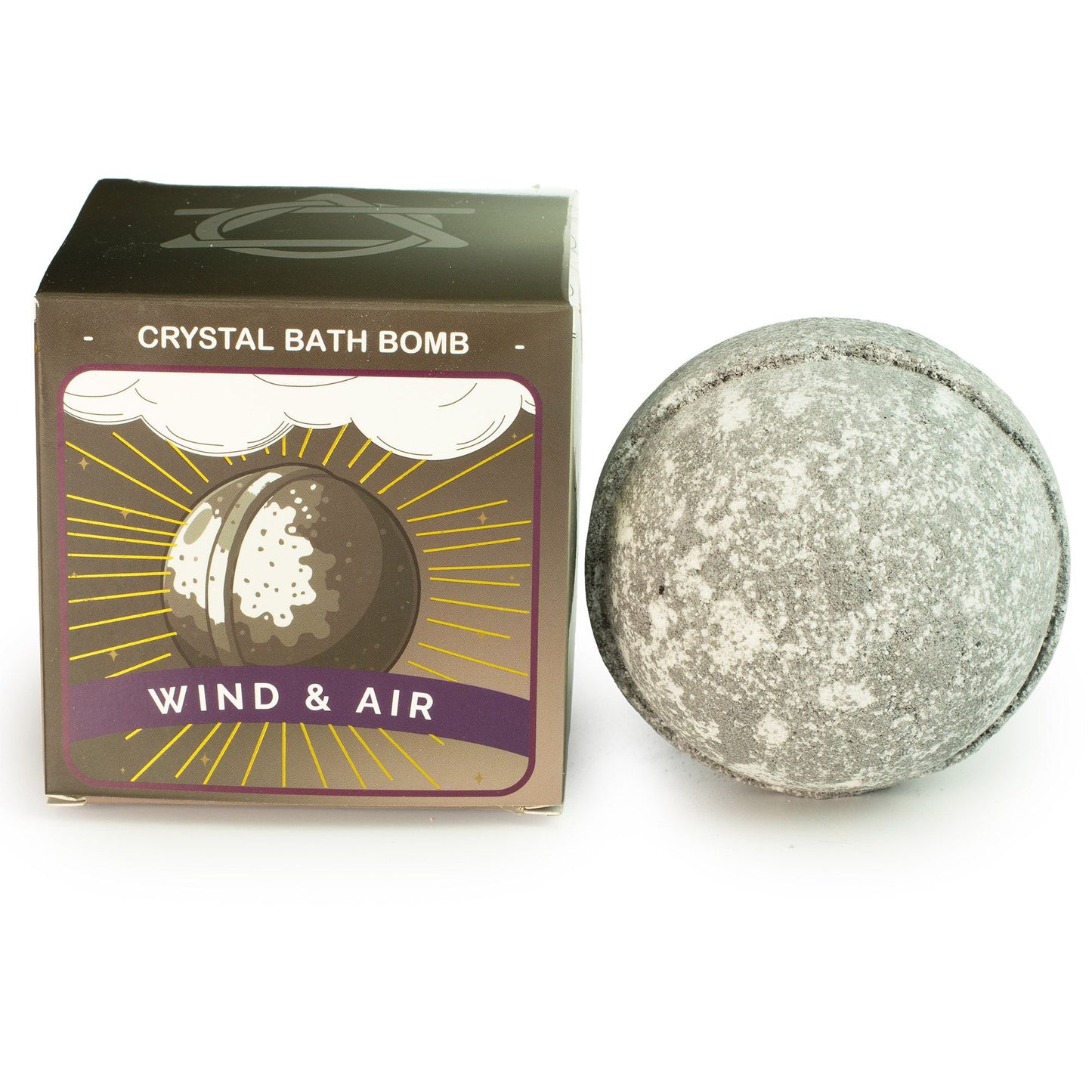 Elemental Crystal Bath Bomb: Wind & Air - 180g