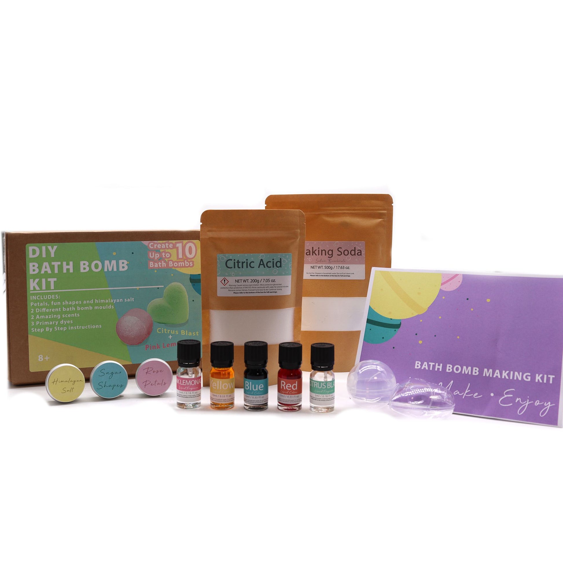 DIY Bath Bomb Kit - Pink Lemonade & Citrus