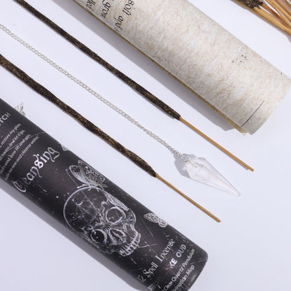 12 Spell Incense: Cleansing - Rock Crystal Pendulum