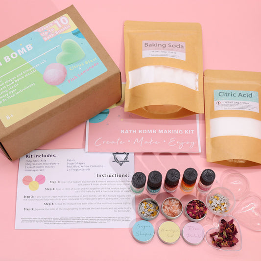 DIY Bath Bomb Kit - Pink Lemonade & Citrus