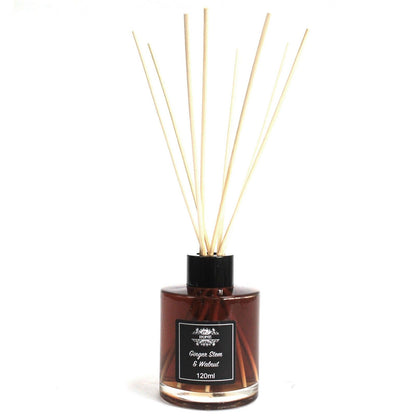 Fragrance Reed Diffuser: Ginger Stem & Walnut - 120ml