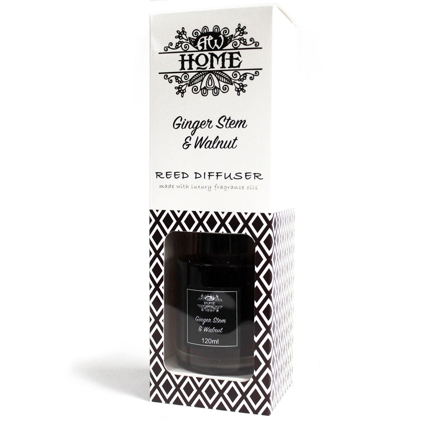 Fragrance Reed Diffuser: Ginger Stem & Walnut - 120ml