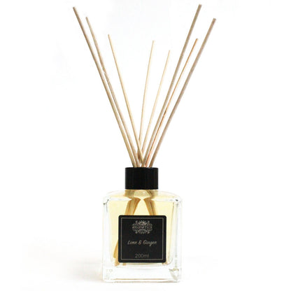 Lime & Ginger Reed Diffuser: Uplifting Aroma - 200ml