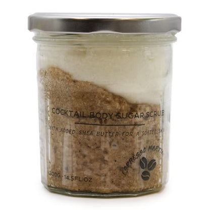 Espresso Martini Exfoliating Sugar Body Scrub: Smooth Skin Scrub - 300g - Bath & Soak