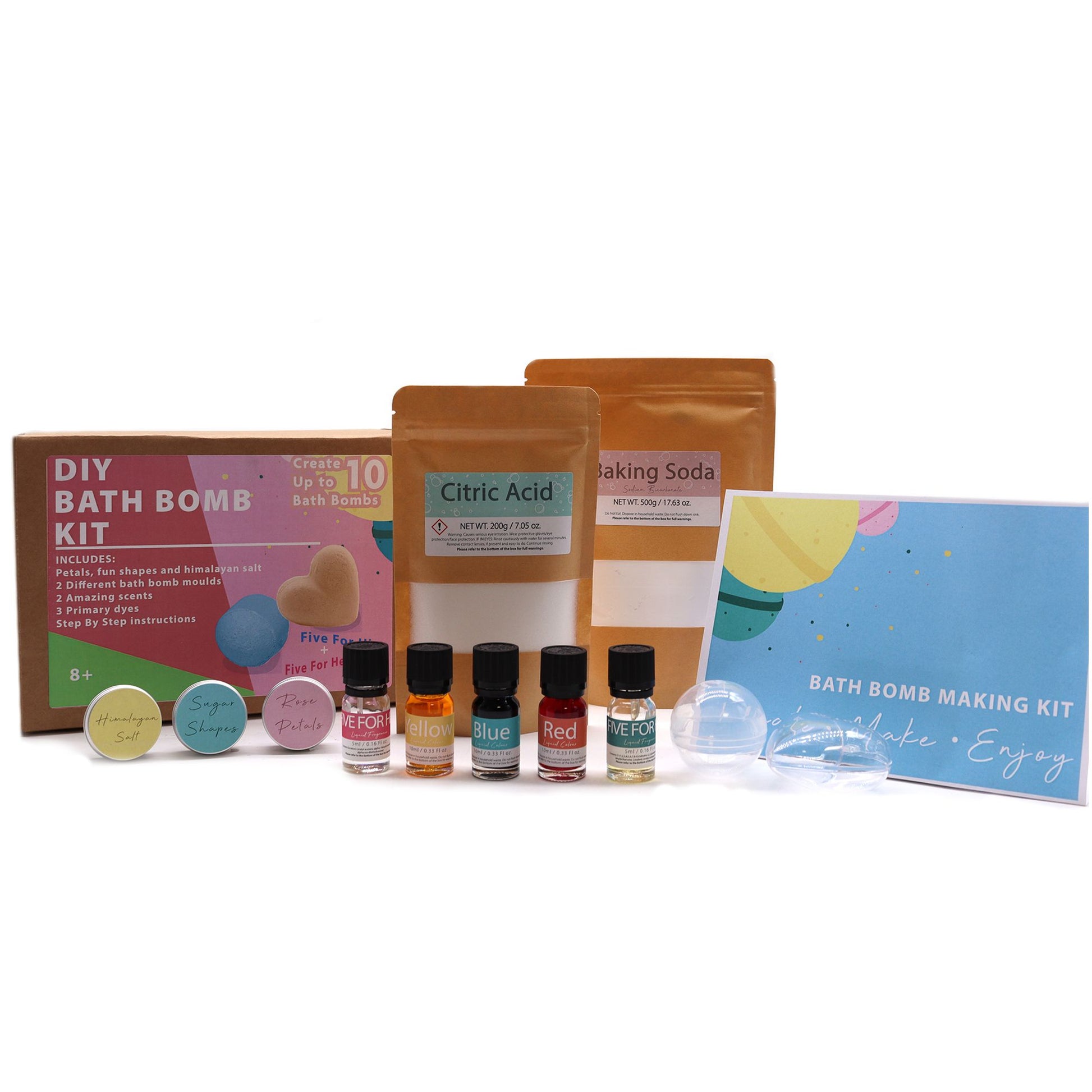 DIY Bath Bomb Kit - Masculine & Feminine Scents