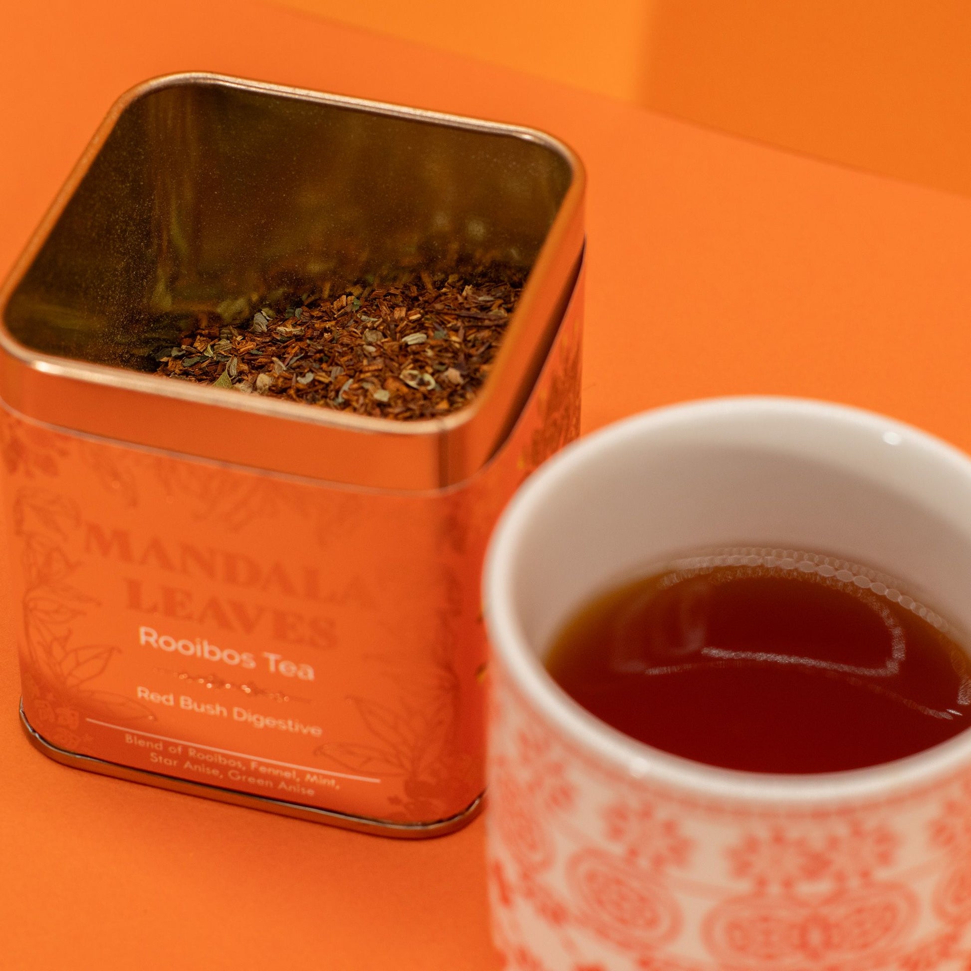 Mandala Leaves: Red Bush Digestive - 50g