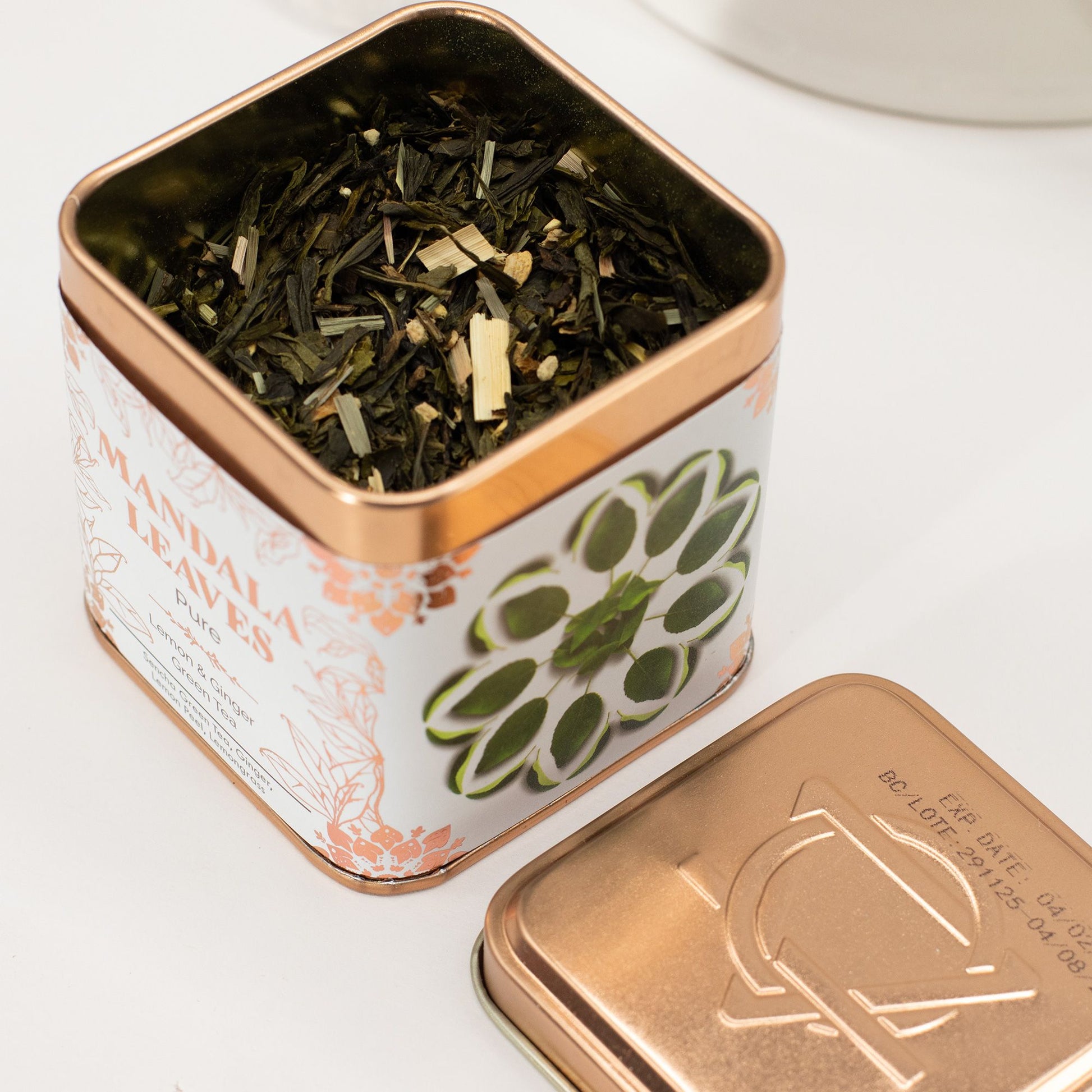 Mandala Leaves: Classic Green Tea with Lemon & Ginger - 50g