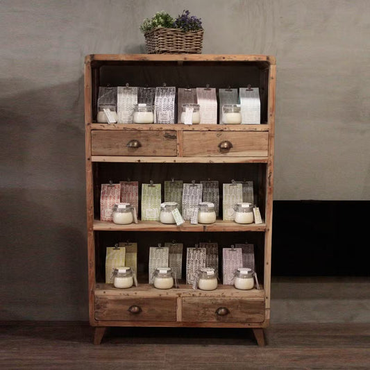 Reclaimed Teak Shelf: Unique Bookcase - Bali Wood