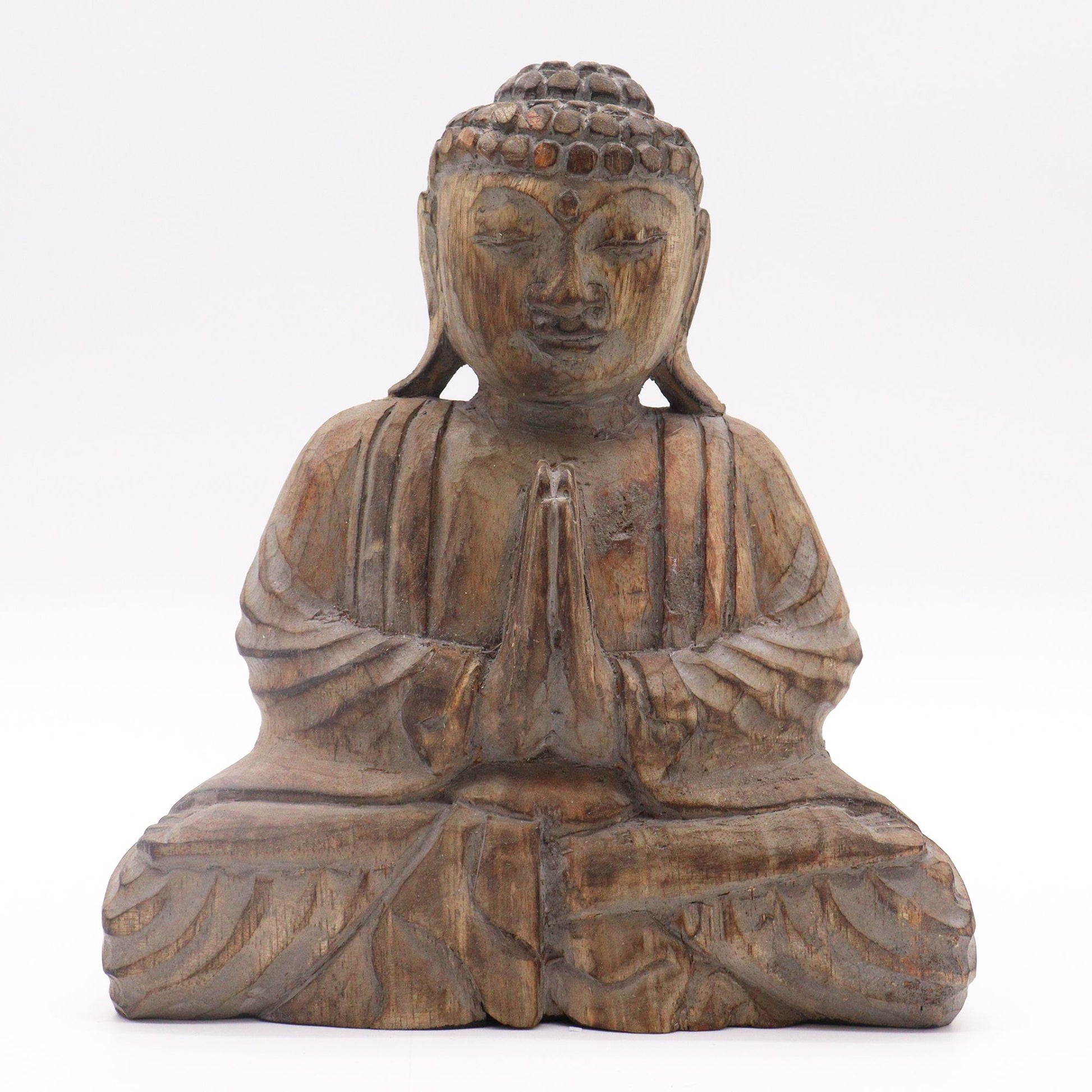 Buddha & Hamsa Feng Shui Set: Serene Grey - 25cm
