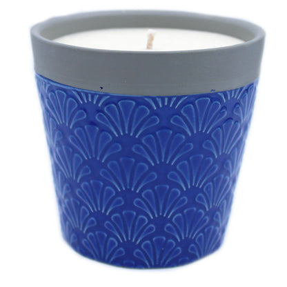 Blue Day Scented Candle Pot - 45 Hour Burn