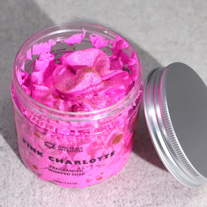 Pink Charlotte Moisturising Whipped Soap - 120g