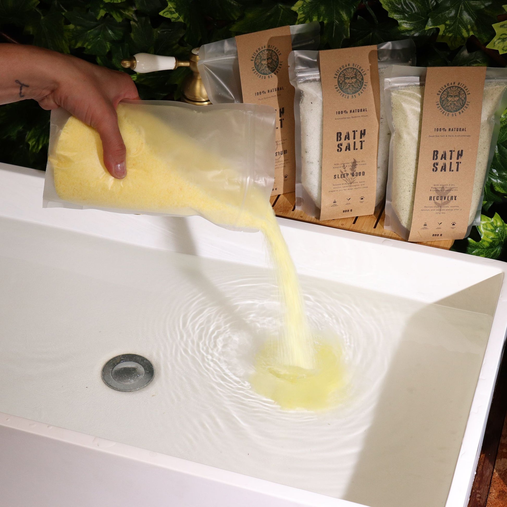 Vitamin C & Mandarin Epsom Bath Salts: Glow & Go – 800g