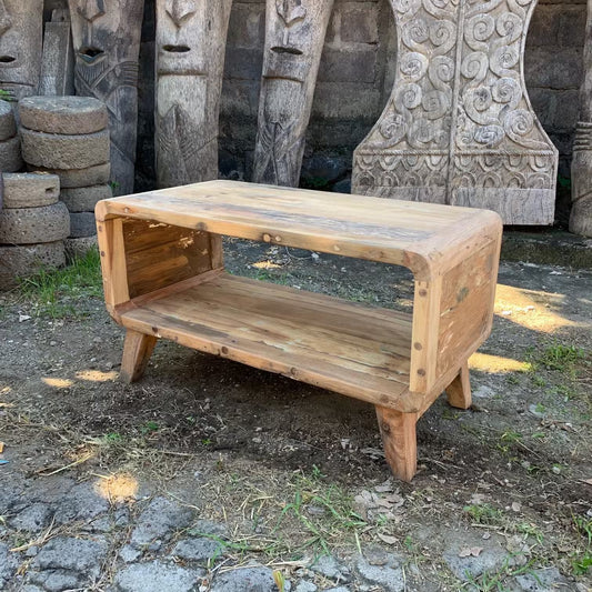 Handmade Bali Coffee Table: Recycled Teak Wood