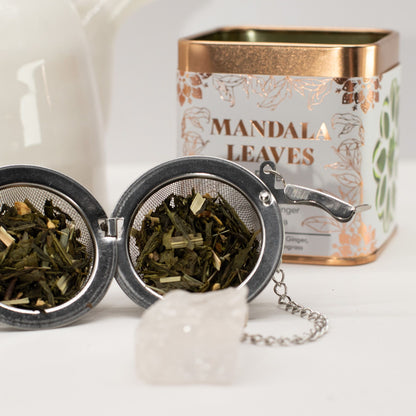 Mandala Leaves: Classic Green Tea with Lemon & Ginger - 50g